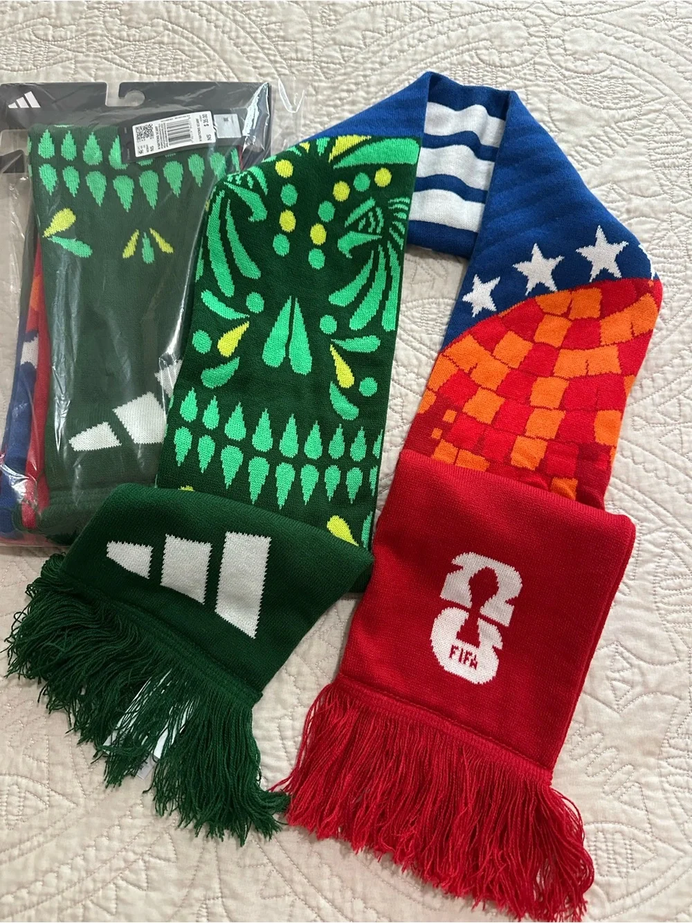 Adidas FIFA World Cup Nations Scarf (USA, Canada, Mexico)